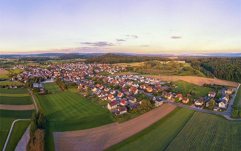Luftbild von Friedingen