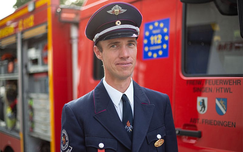 Feuerwehrkommandant Daniel Guenin